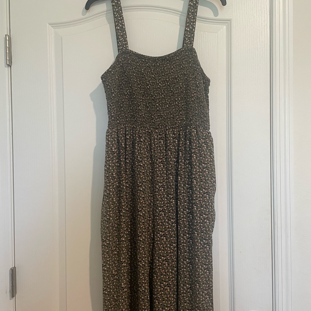 Boho Floral Patterned Sleeveless Jumpsuit